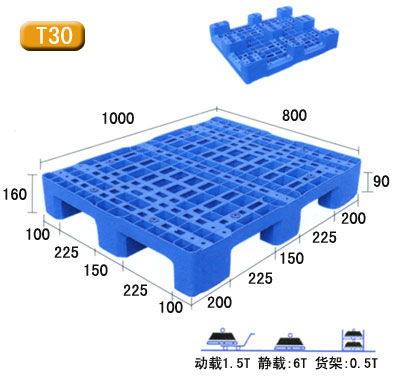 堆叠热塑性塑料托盘